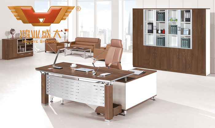 簡易新型板式辦公桌 時尚經理桌HY-JT07