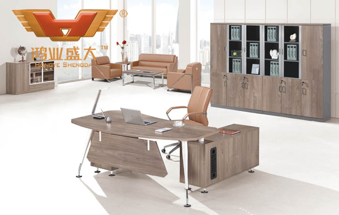 簡約時尚總裁臺 品牌板式辦公桌HY-BT20