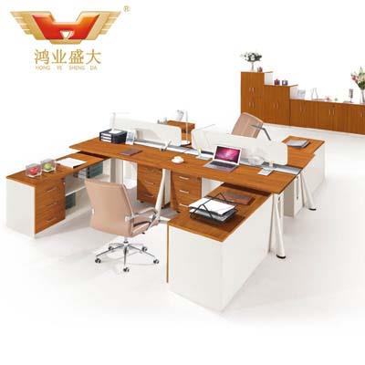 簡約時尚2人辦公屏風桌 組合職員桌HY-Z06