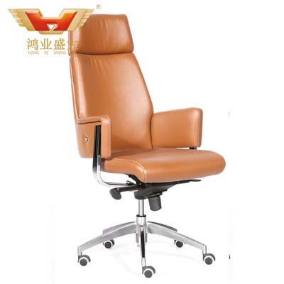新款西皮老板椅 人體工學舒適辦公椅HY-1899A