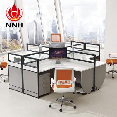 辦公屏風桌4人 時尚辦公室家具NNH-P52
